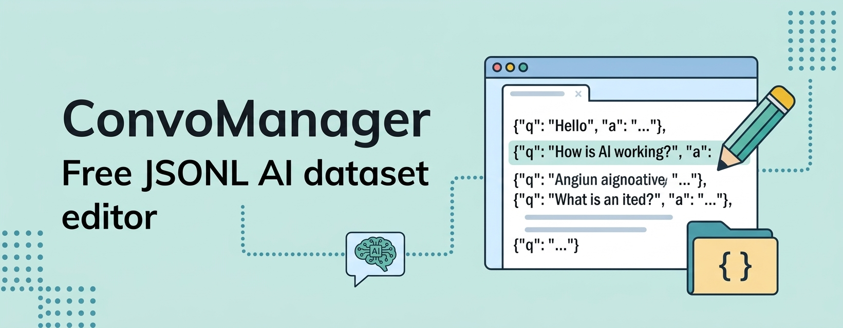 ConvoManager Free AI Dataset Editor
